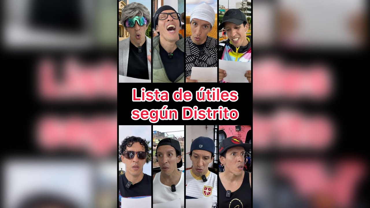 LISTA DE &Uacute;TILES SEG&Uacute;N DISTRITO 😂✏️📚