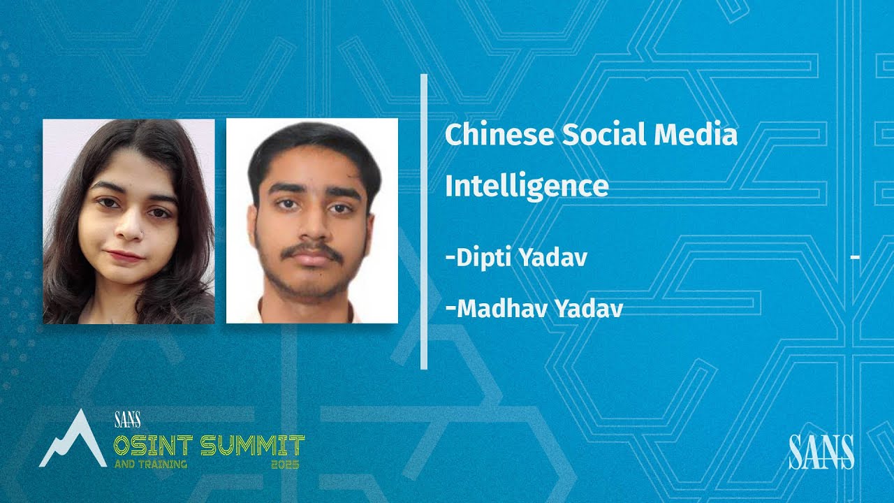 Chinese Social Media Intelligence