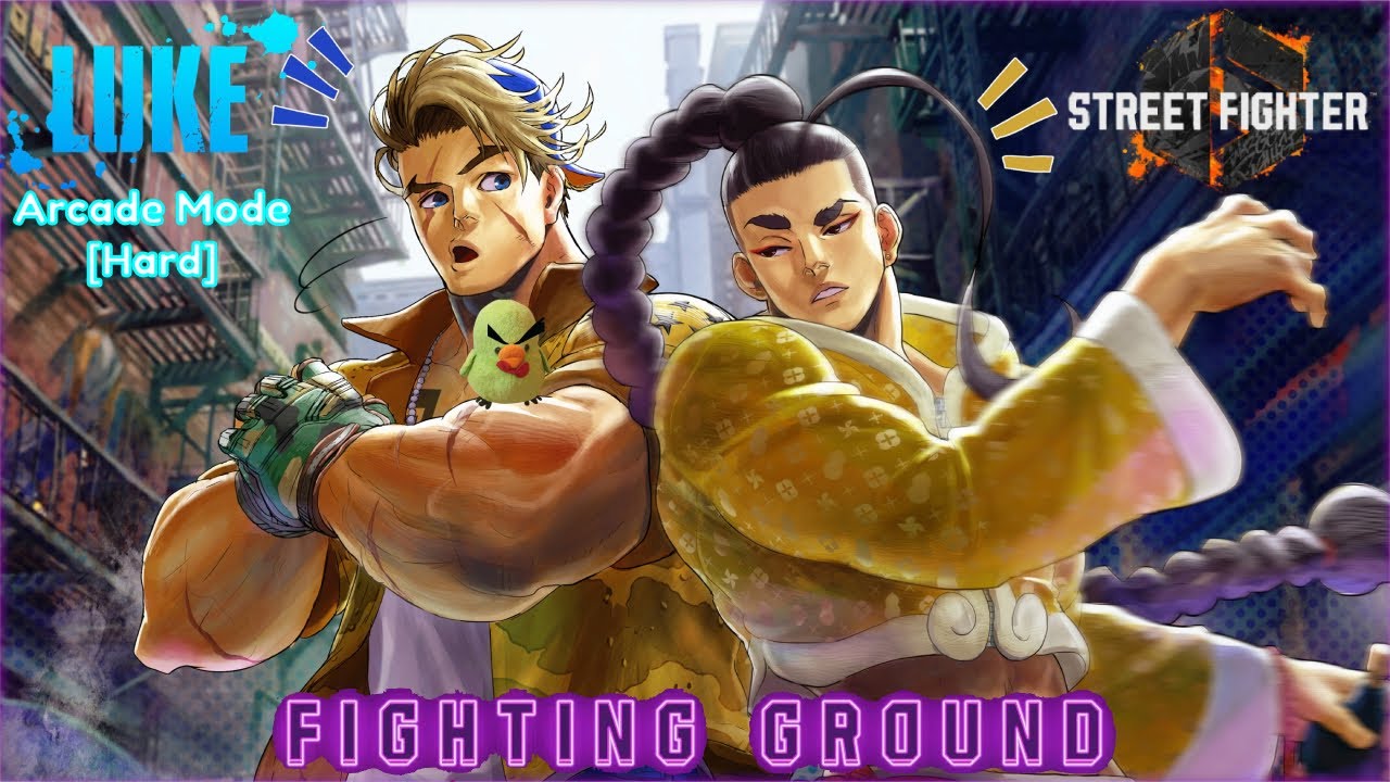 Street Fighter 6 - Luke Arcade Mode Hard + Commentary [01]