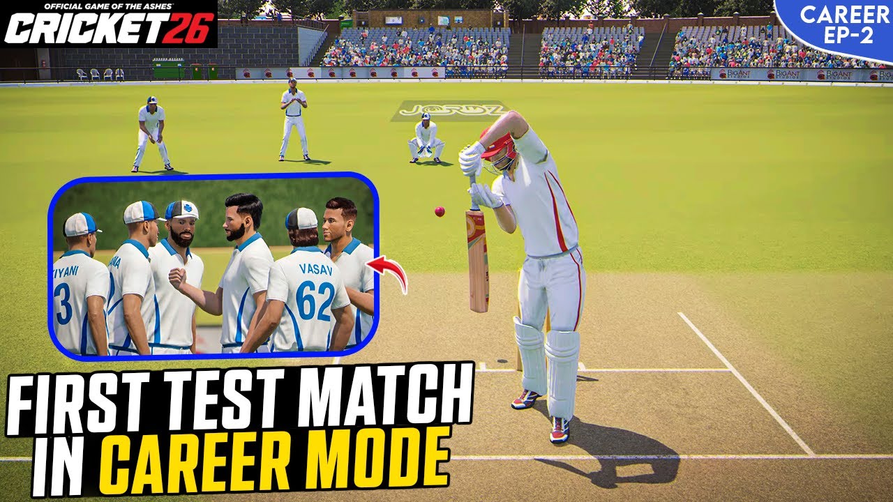 Cricket 26 My Career Mode - Test Match Bowling & Gym Training 😍🔥#2