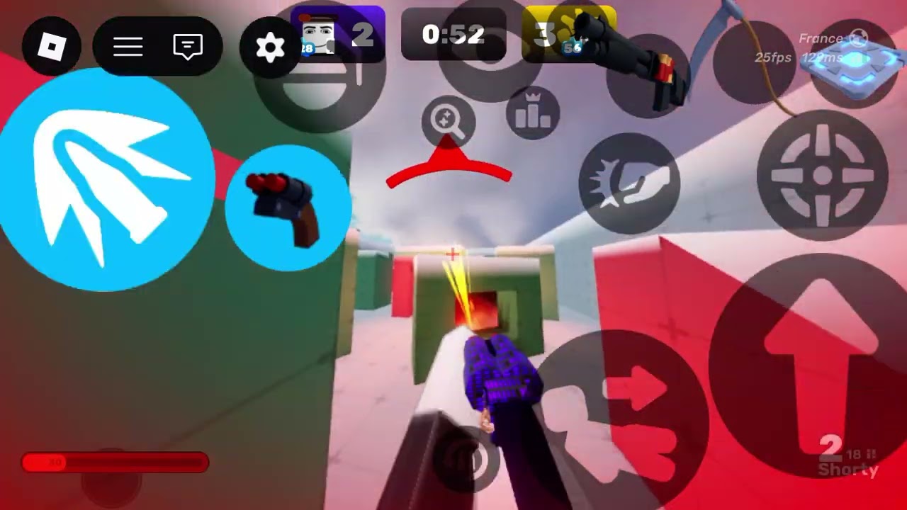 Playing Rivals with knife and random loadout