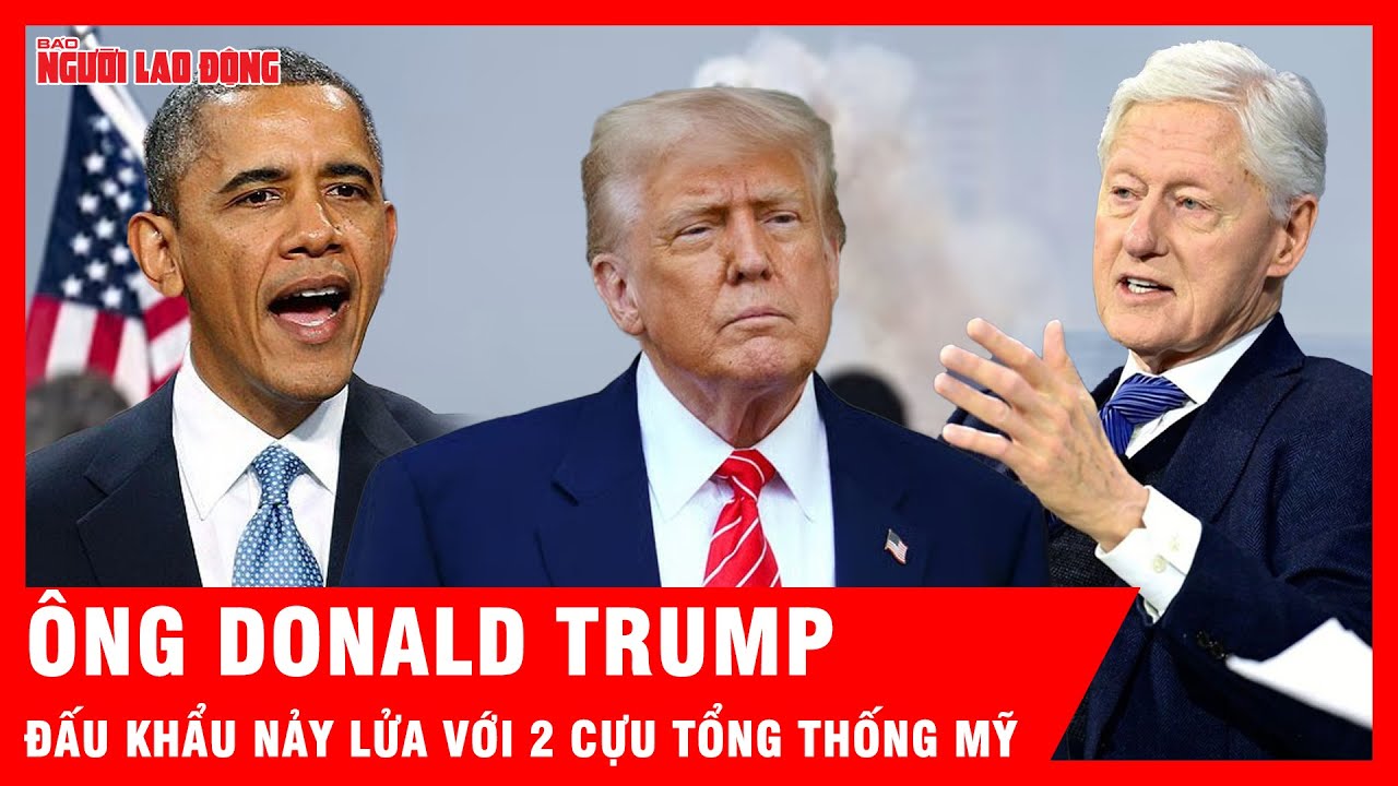 Ông Donald Trump và 2 cựu tổng thống Mỹ 