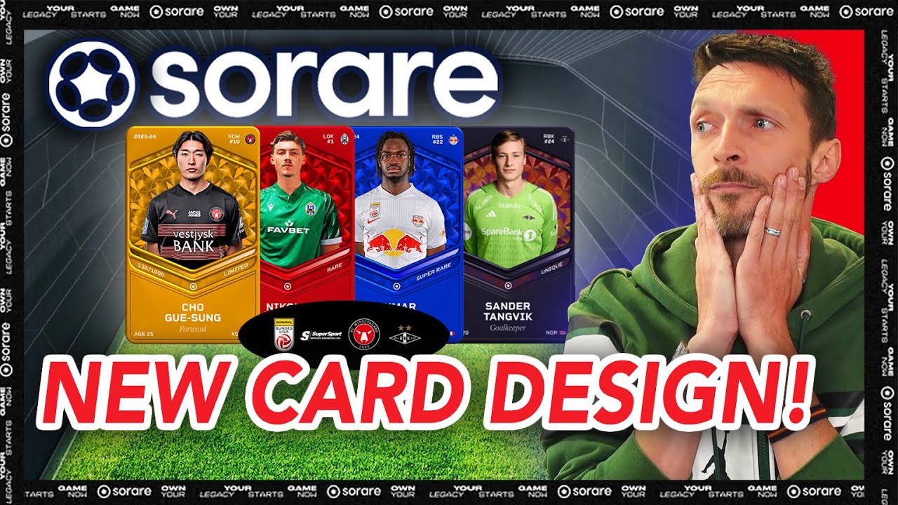 New Sorare Card Design for New Season European Cards Live