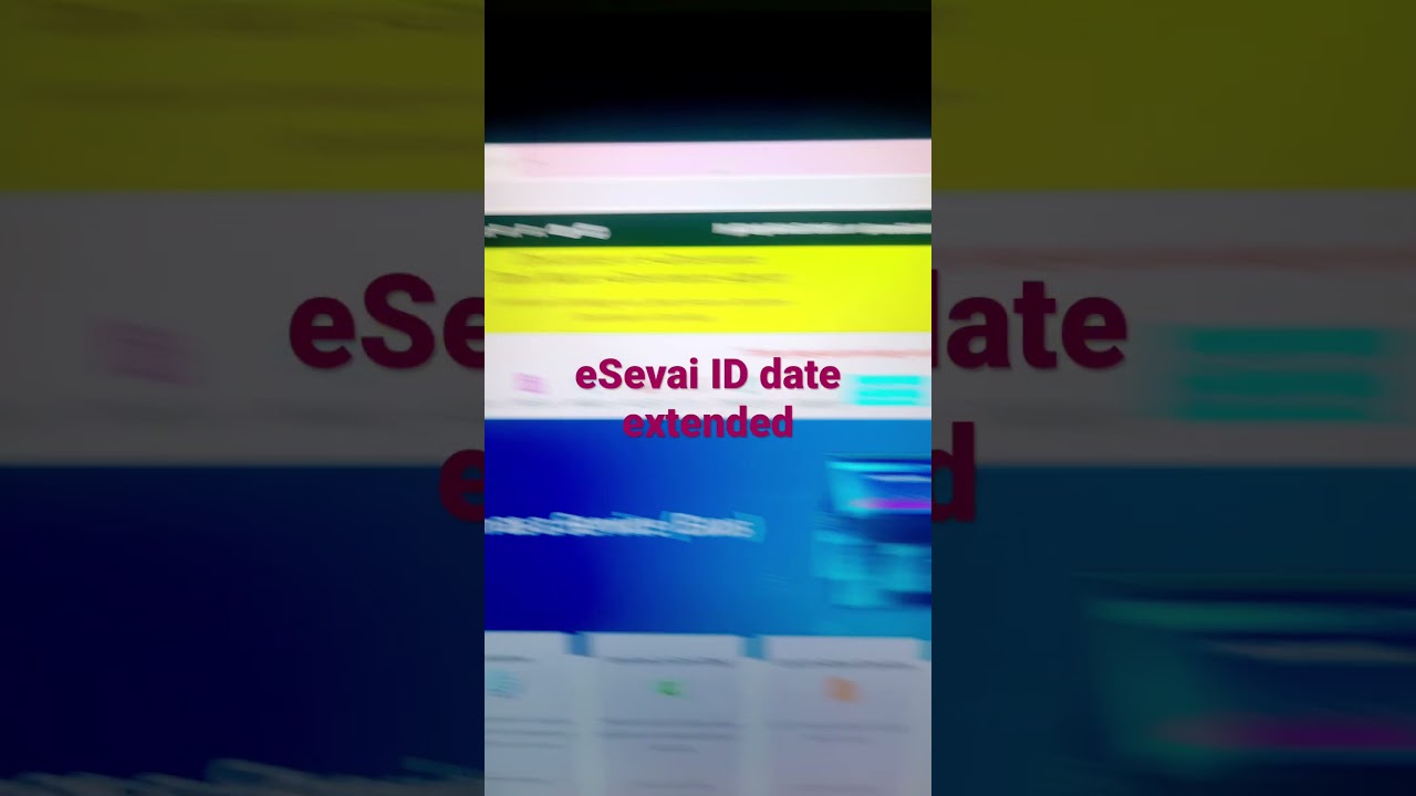 Apply eSevai ID - Date Extended - New update - eSevai for All