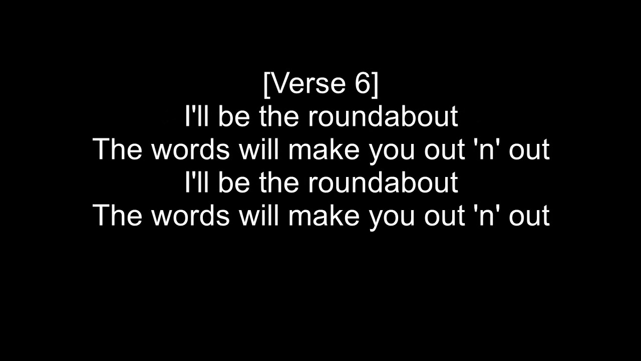 Yes - Roundabout Lyrics