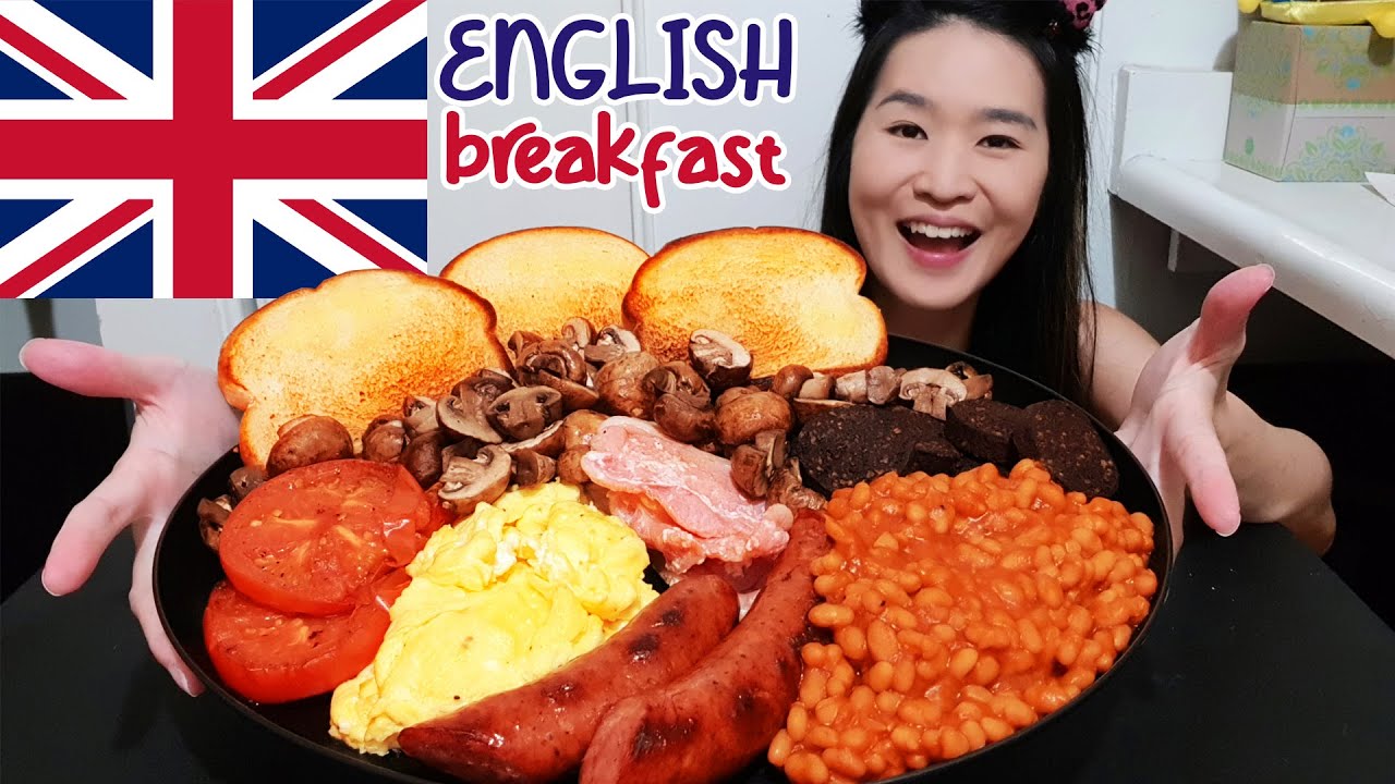 Giant English Breakfast DIY! How To Cook A British Fry Up! Recipe & Mukbang Eating Asmr - UK Eats
