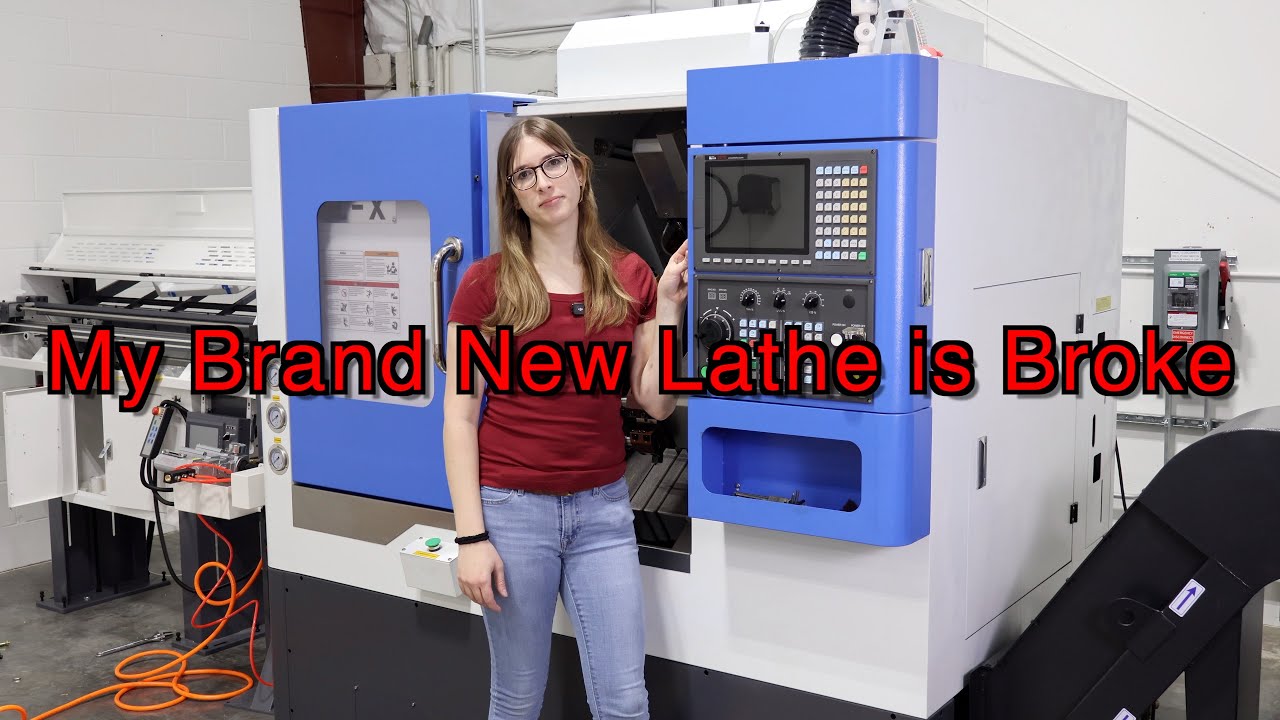 Caylee's Cans: Fixing My New Lathe