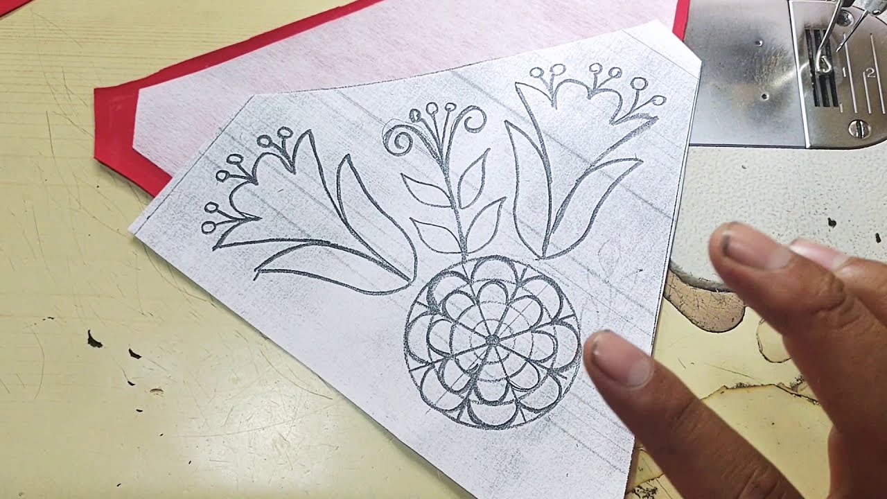 aprende a bordar en máquina recta.al estilo 