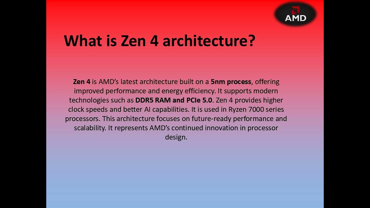 AMD #27 &ndash; What is Zen 4 Architecture