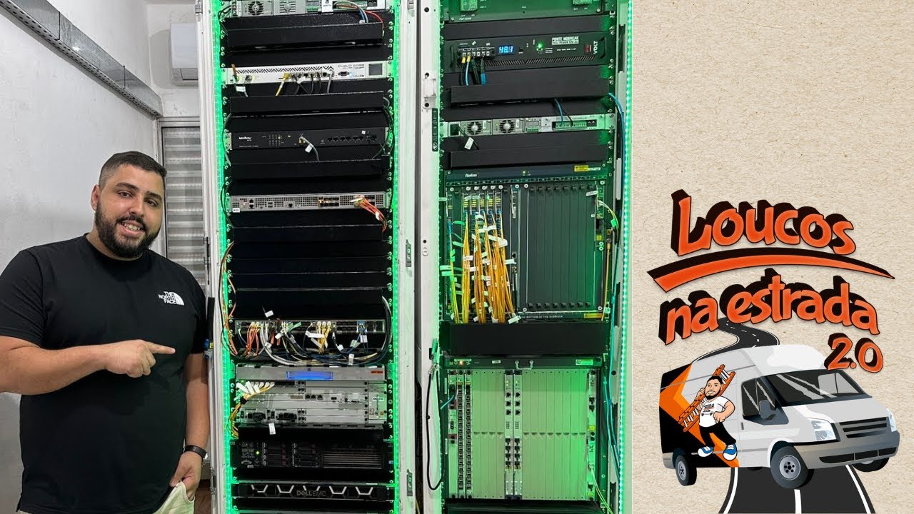 MEGA NET - PROVEDOR MEGA ORGANIZADO - LOUCOS NA ESTRADA
