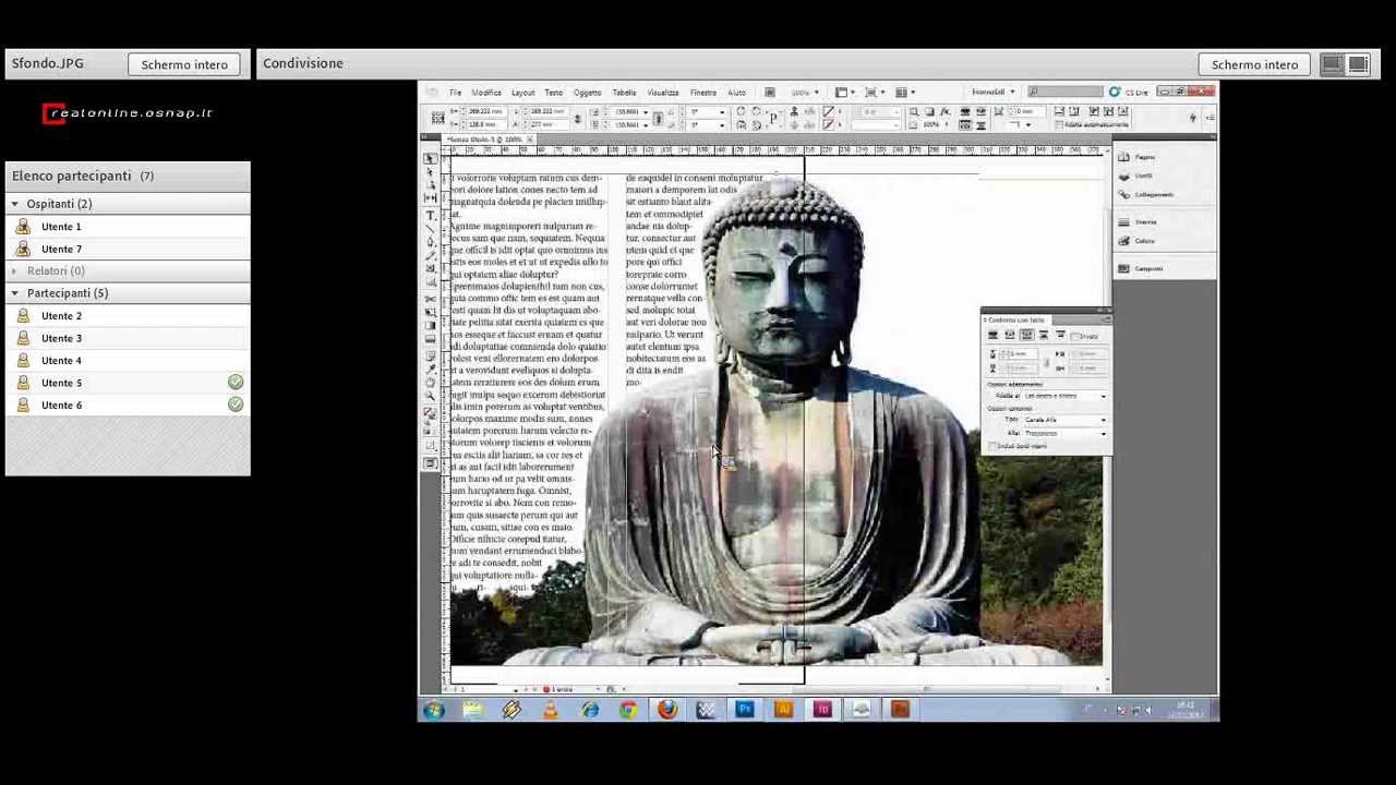 INDESIGN - Contorna con Testo