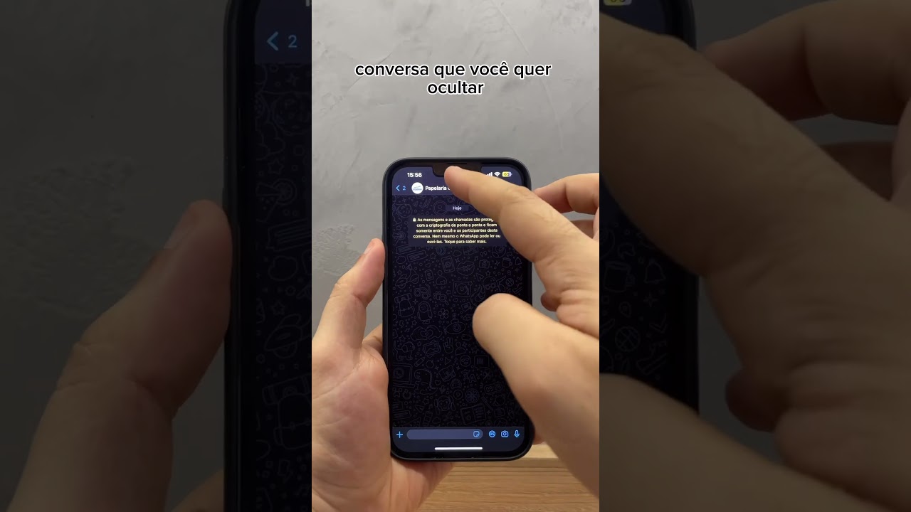 SABIA COMO ESCONDER CONVERSA NO WHATSAPP ✅