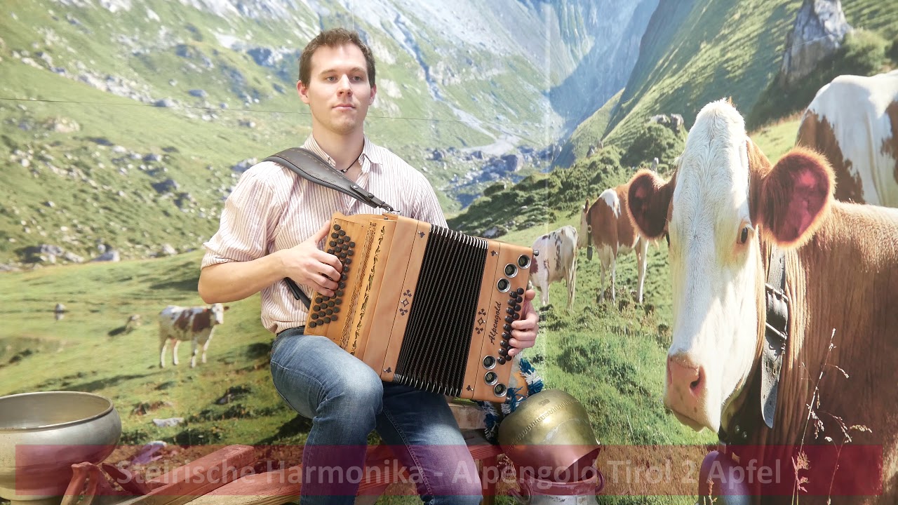 Steirische Harmonika - Alpengold Tirol 2 Apfel - Es ist so schön, ein Musikant zu sein