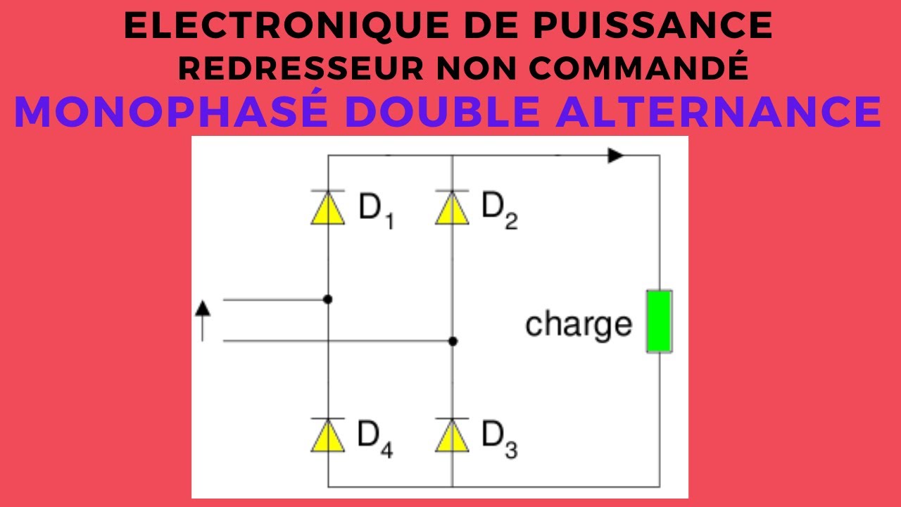 4. Redresseur non Commandé (Monophasé) Double Alternance (Partie 2) Pont de Graetz