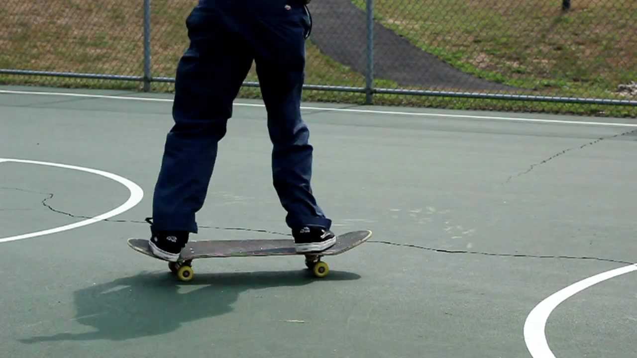 Trick Tipz #8 - How To Backside (BS) 180 Flip On A Skateboard Easy - Beginner - Thunderwood