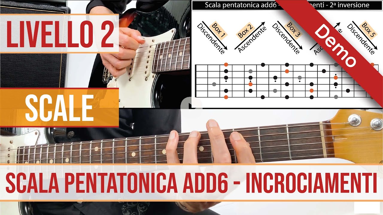 Scala pentatonica add6 - Incrociamenti - Demo
