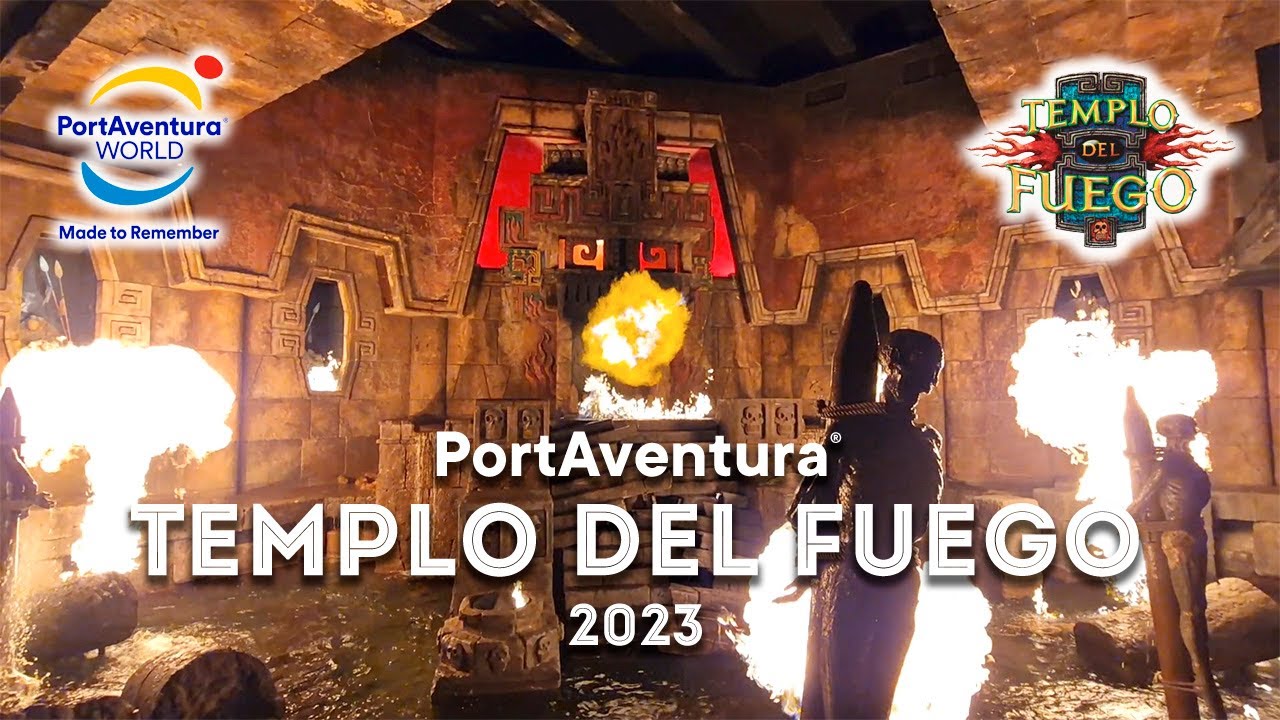 TEMPLO DEL FUEGO (Show completo) POV | PortAventura World 2023