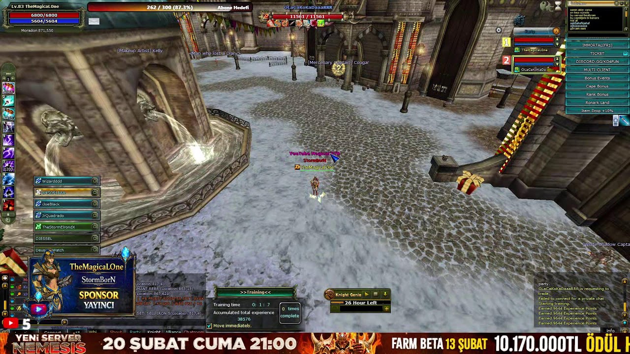 #KO4FUN 🏆  TheMagicaLOne / Mage PK 🔥 Immortal 🔥 #Knight Online PVP #Canlı Yayın