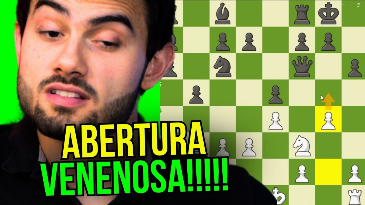 Joguei a ABERTURA mais VENENOSA do mundo?? Na Busca do Top5 do mundo no chess.com! xadrez!