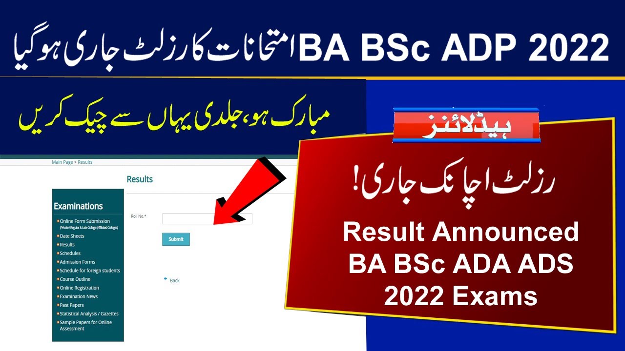 Result Announced 2022 | BA BSc ADA ADS 2022 Result Announced | BZU & PU Result 2022