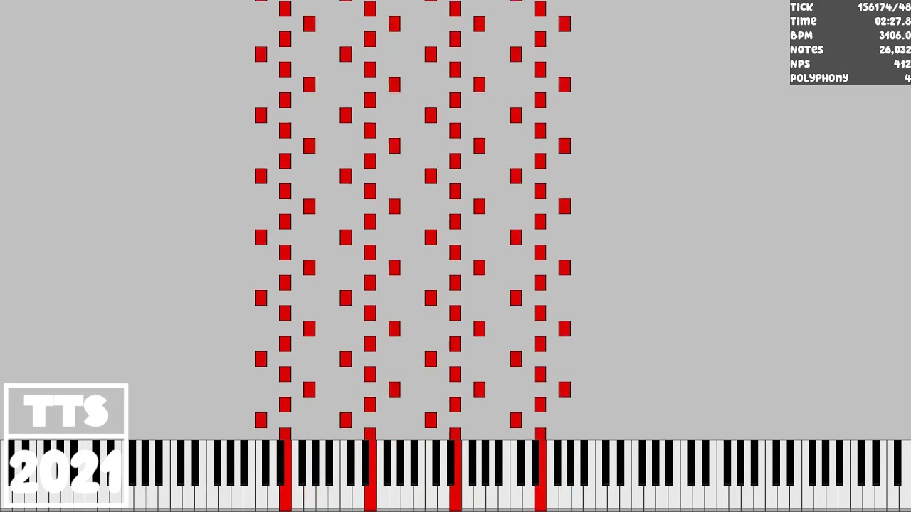 [Black MIDI] Cnut.mid 1.9 Million Notes