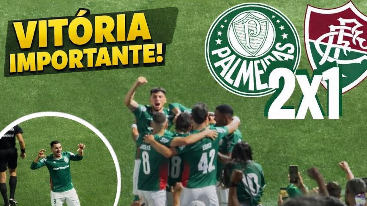 #VLOG - PALMEIRAS 2x1 FLUMINENSE - VITÓRIA NO SUFOCO, GARANTINDO 3 PONTOS 