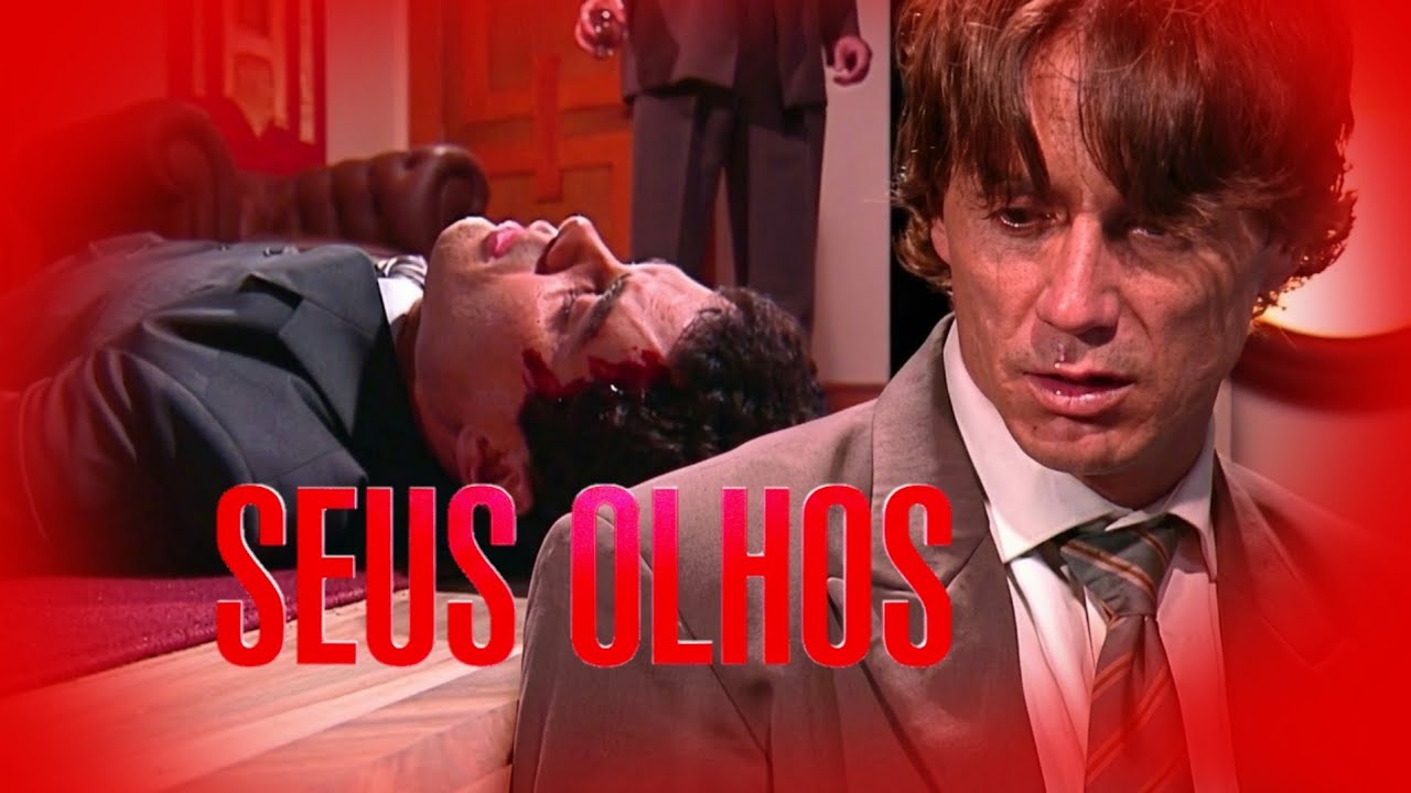 Vítor mata Sérgio jogando o corpo dele pela janela l Seus Olhos - 2004 