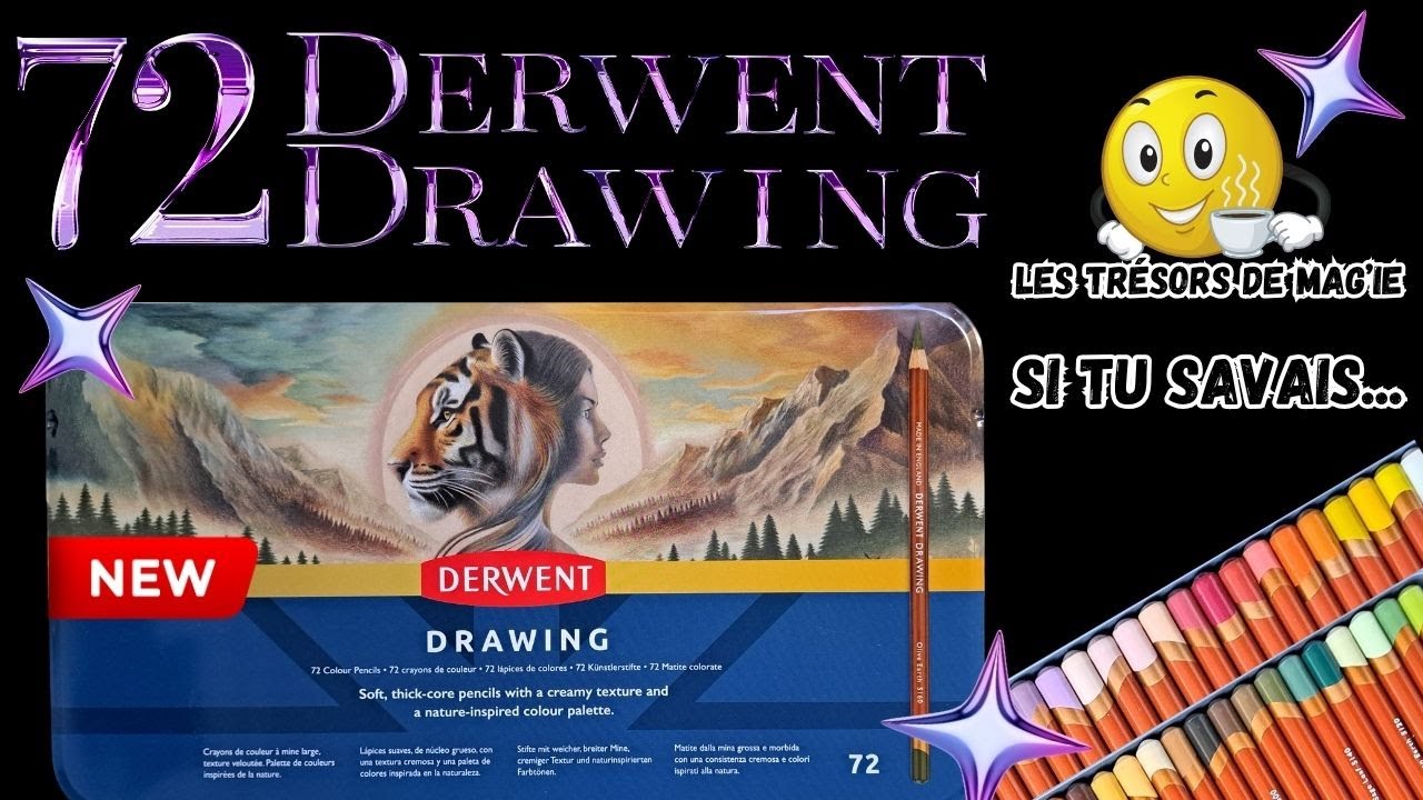 Derwent Drawing 72 - Présentation, Avis, Coloriage