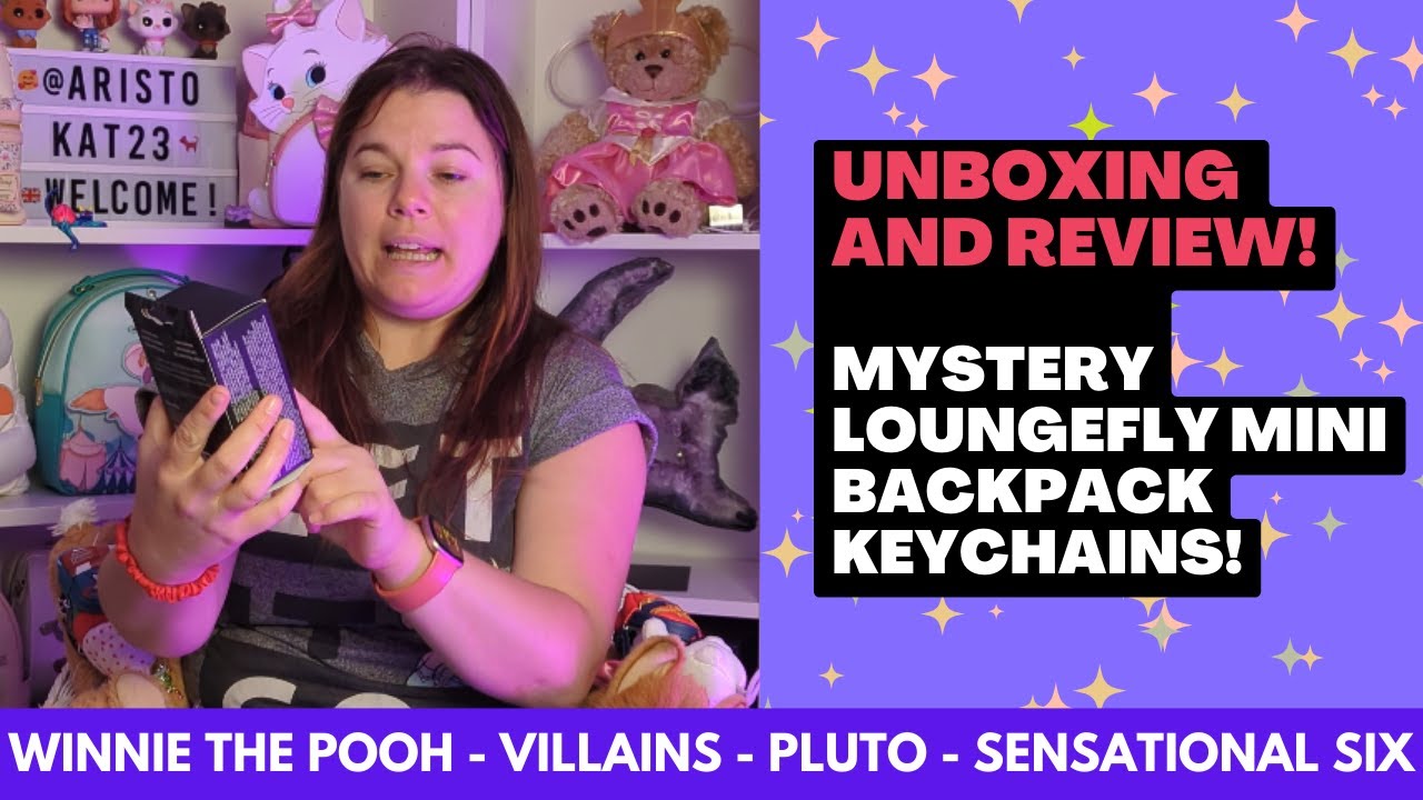 Mystery Loungefly keychain haul from Get Ready Comics! #unboxing #disneyunboxing #loungefly