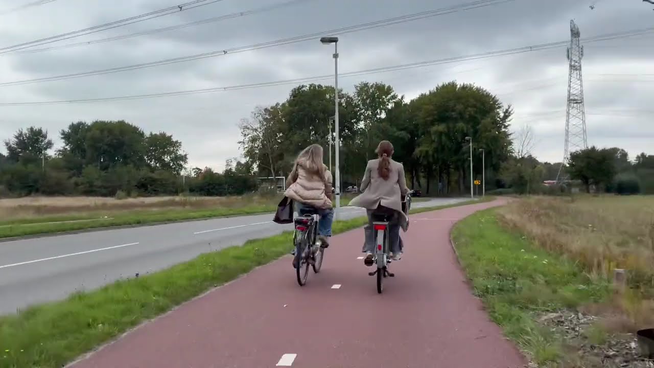 Cycling from Nuenen to a Quiet Lake near Eindhoven | Real Dutch Ride 🇳🇱🍂