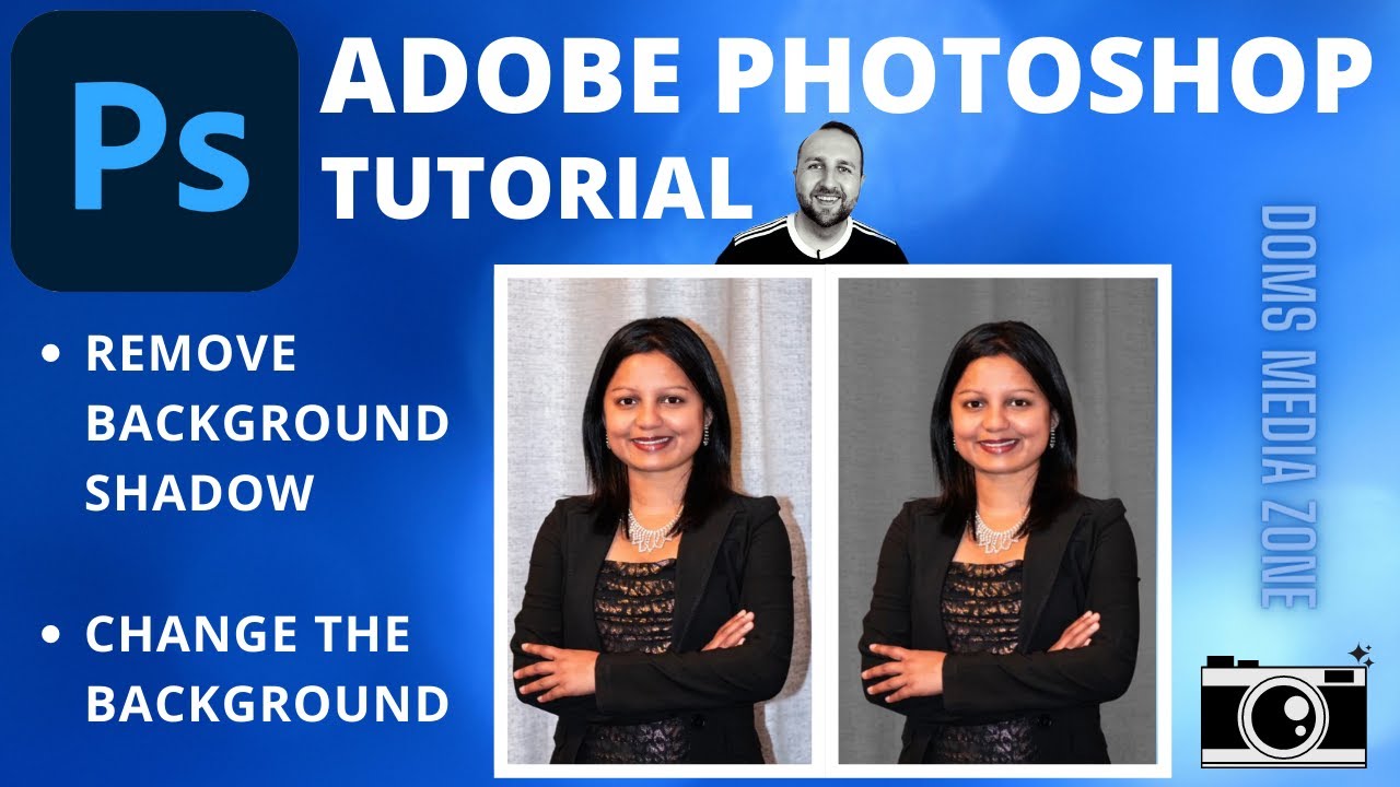 Учебник Photoshop 2022 | Удаление теней на фоне | Изменение экспозиции фона |