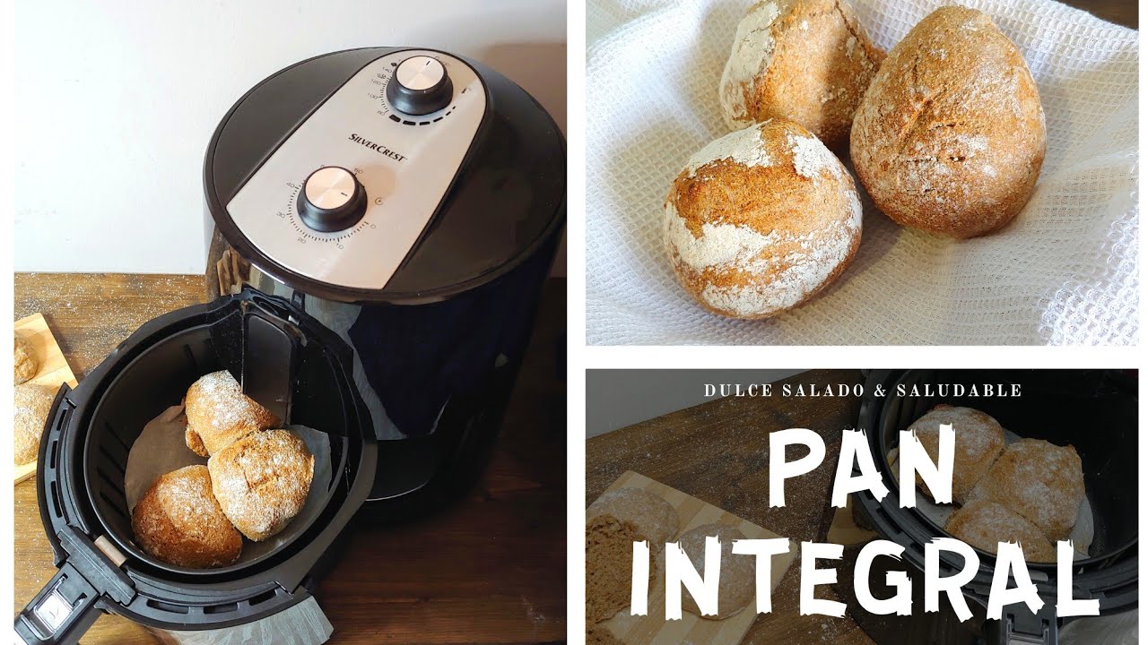 Como hacer PAN INTEGRAL en FREIDORA DE AIRE LIDL | El mejor PAN DE MASA MADRE en AIR FRYER