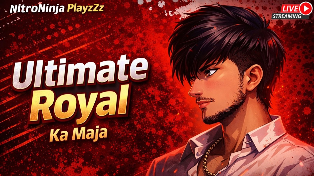 🔴 BGMI LIVE | ULTIMATE ROYAL | NitroNinja PlayzZz #bgmilive #nitroninja #viral