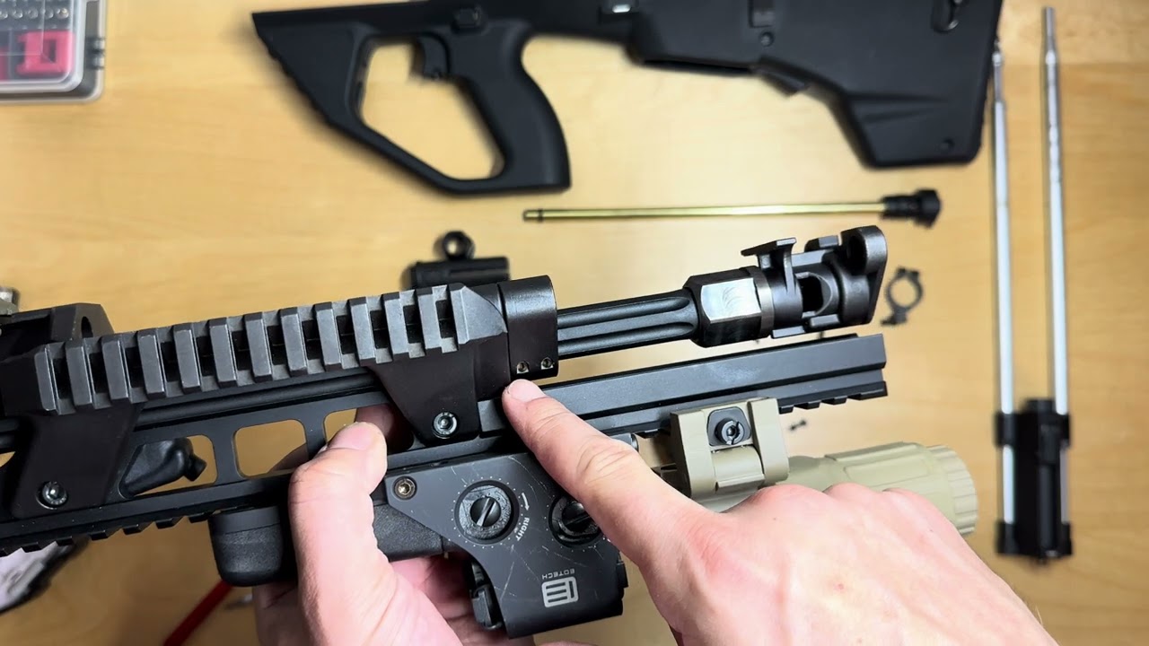 KWA Lithgow F90 GBBR outer barrel disassemble