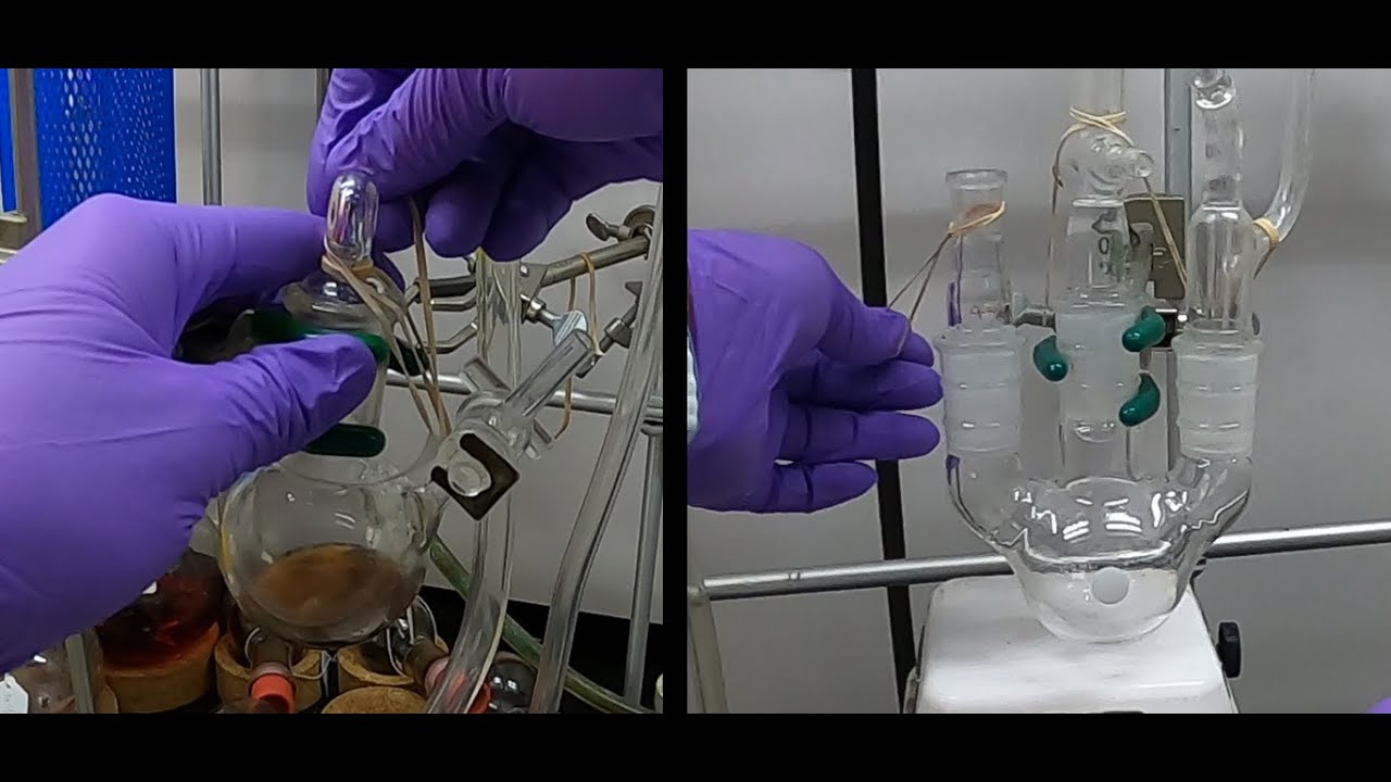Using Rubberbands in Schlenk Line Manipulations
