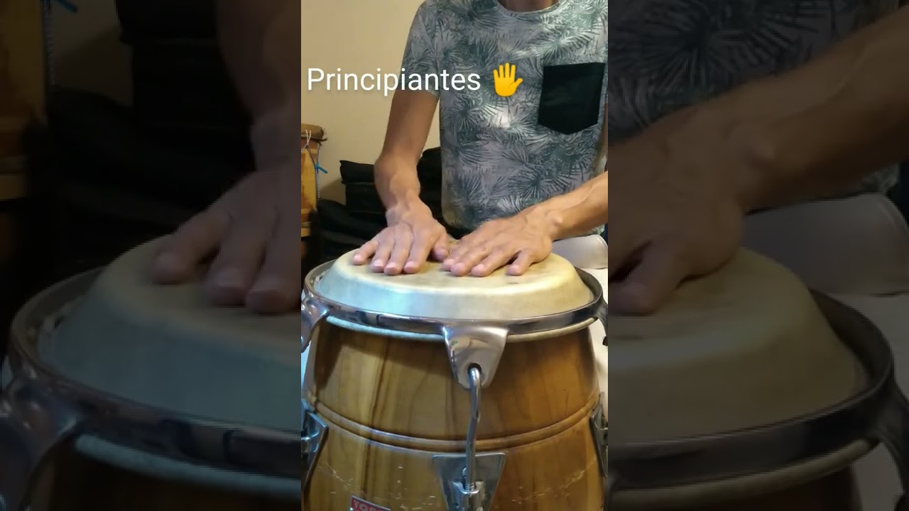 Como tocar un ritmo para principiantes en las congas  /SUBSCRIBETE dale like 👍Comenta y comparte