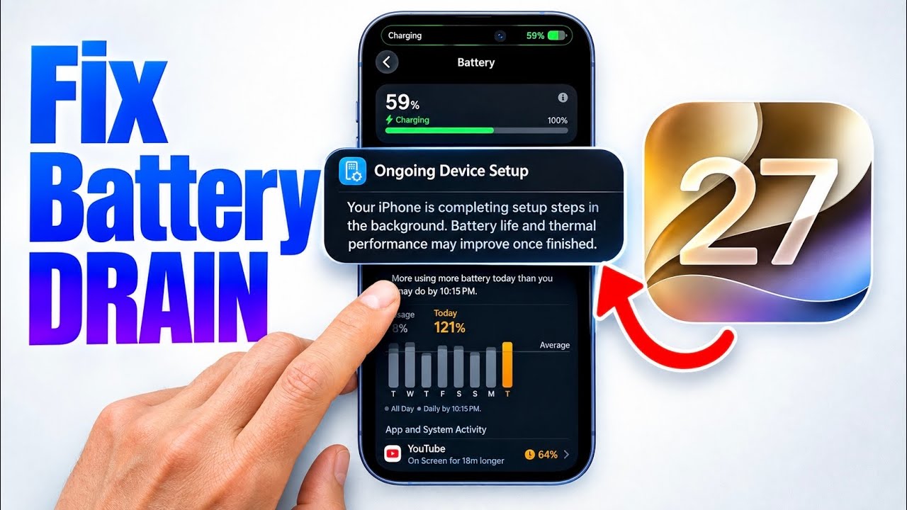 iOS 27 - Fix Battery DRAIN on iPhone 