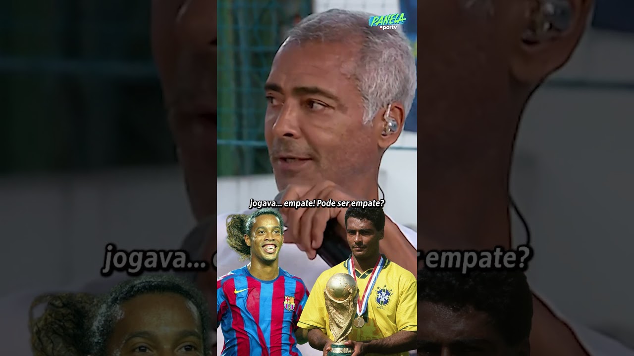 QUEM FOI MELHOR QUE ROM&Aacute;RIO? BAIXINHO FALA QUEM JOGOU MAIS QUE ELE | #shorts | Panela sportv