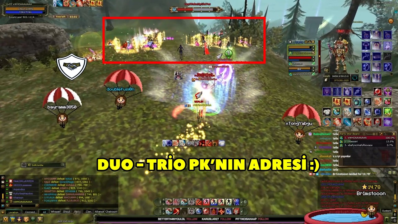 Whoadev - (Agartha) Serverinde Duo - Trio PK'yı Özleyenlere Özel PK :D ! Knight Online