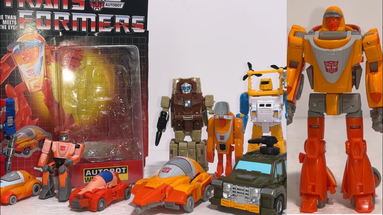 Обзор ретро-карточки Transformers G1 Wheelie. Коллекция мини-фигурок Deluxe первого поколения.