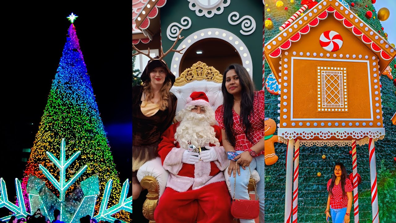 Christmas Celebration at Phoenix Mall of Asia Bangalore | 2023 & 2024 Festival | Stunning Decoration