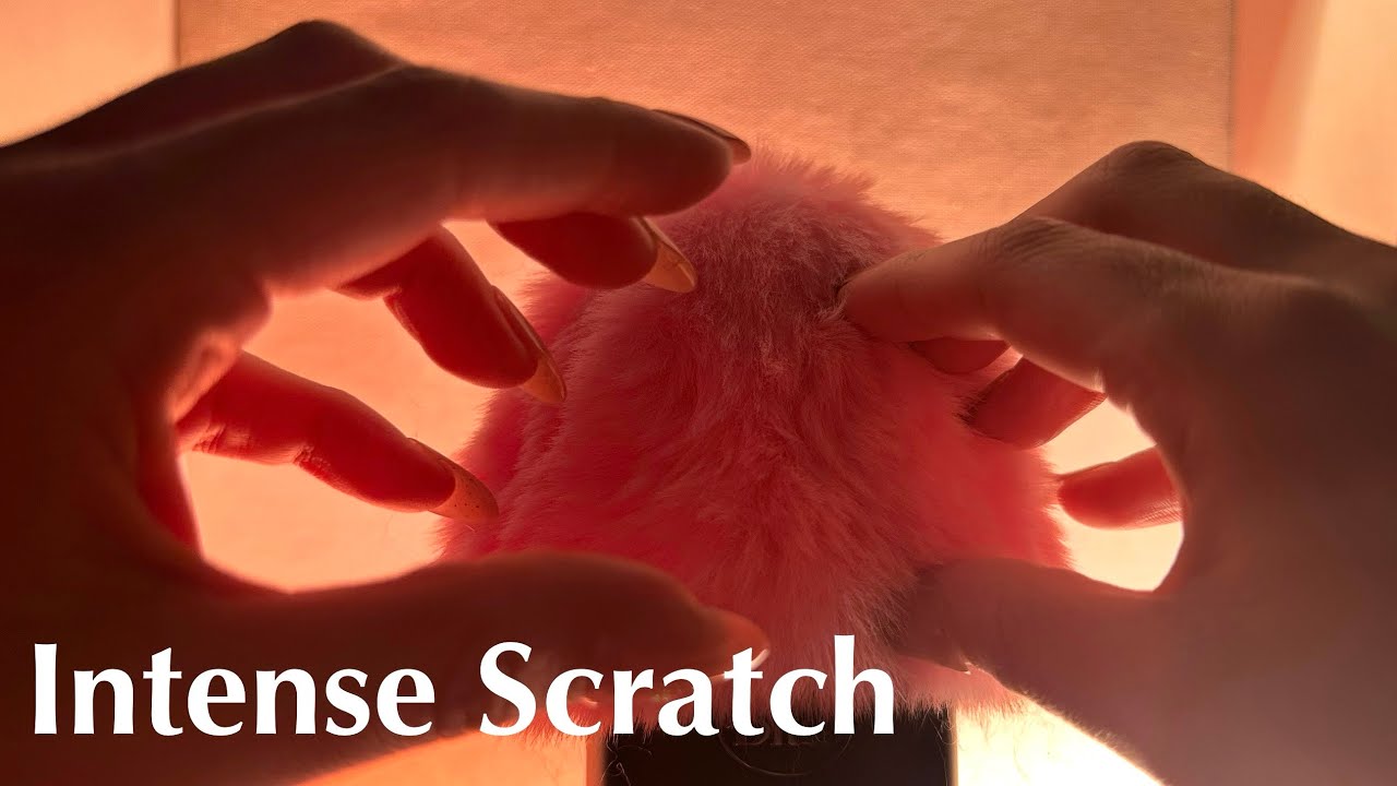 ASMR Deep & Satisfying Fluffy Mic Scratching - Medium Speed