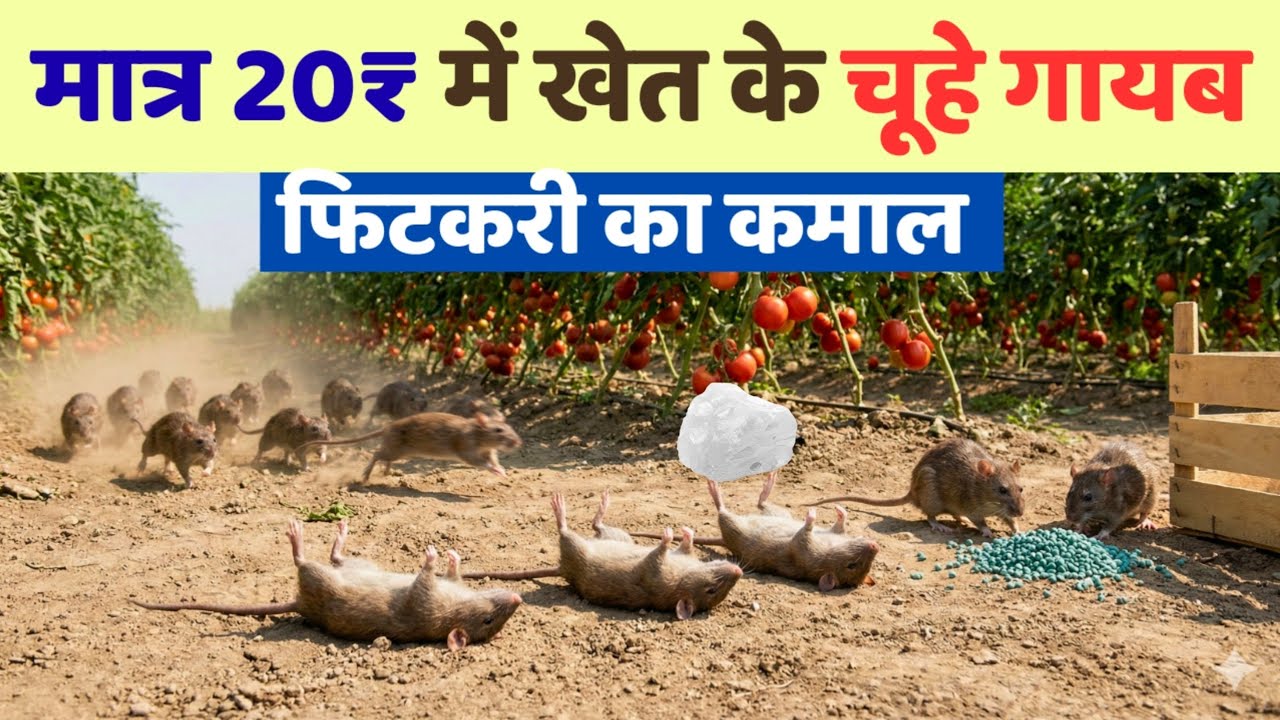 बिन मारे खेत से चूहों का सफाया 😱 | chuhe marne ki dawa | Khet se Chuhe Kaise Bhagaye 