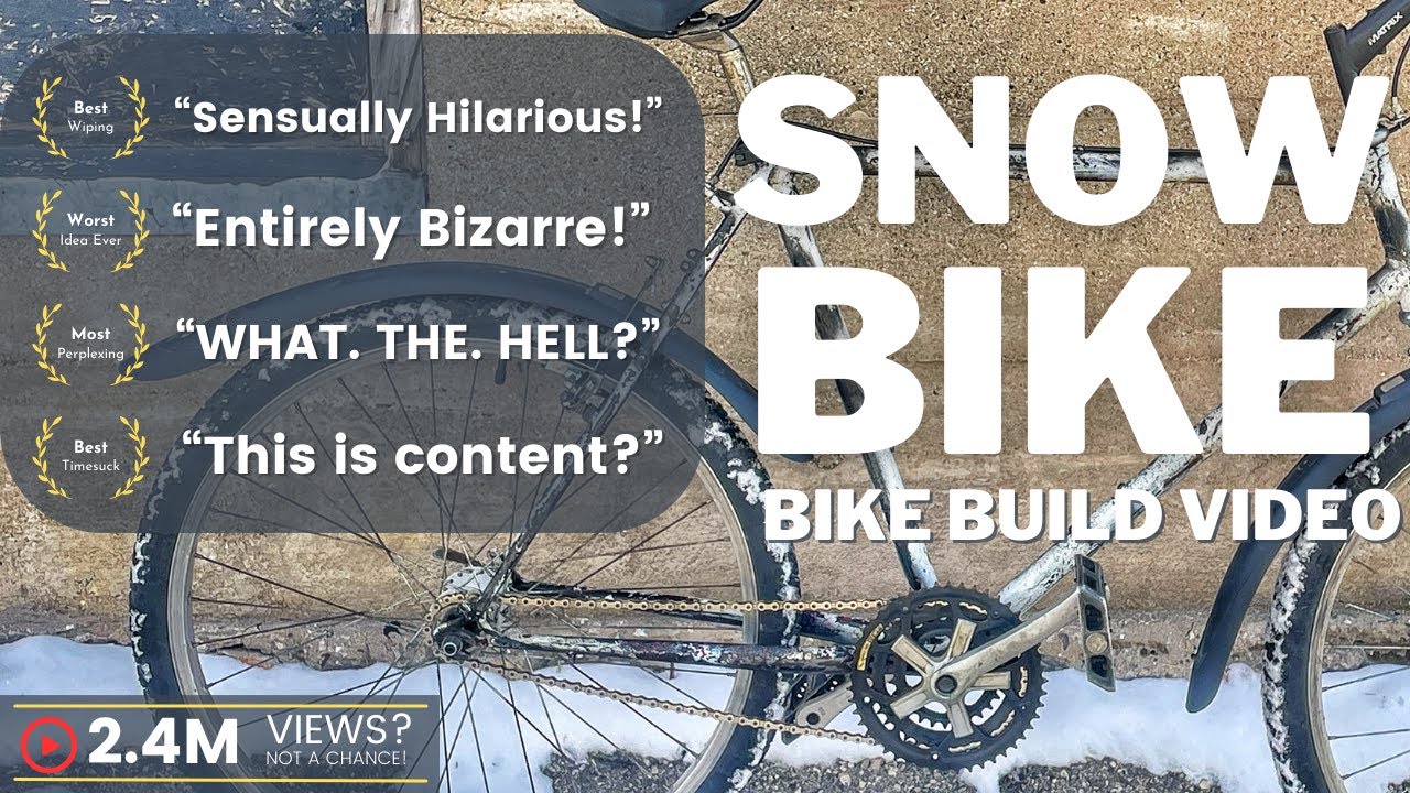 SICK Vintage SPECIALIZED Stumpjumper Single Speed Studded Tire Snow Bike Build