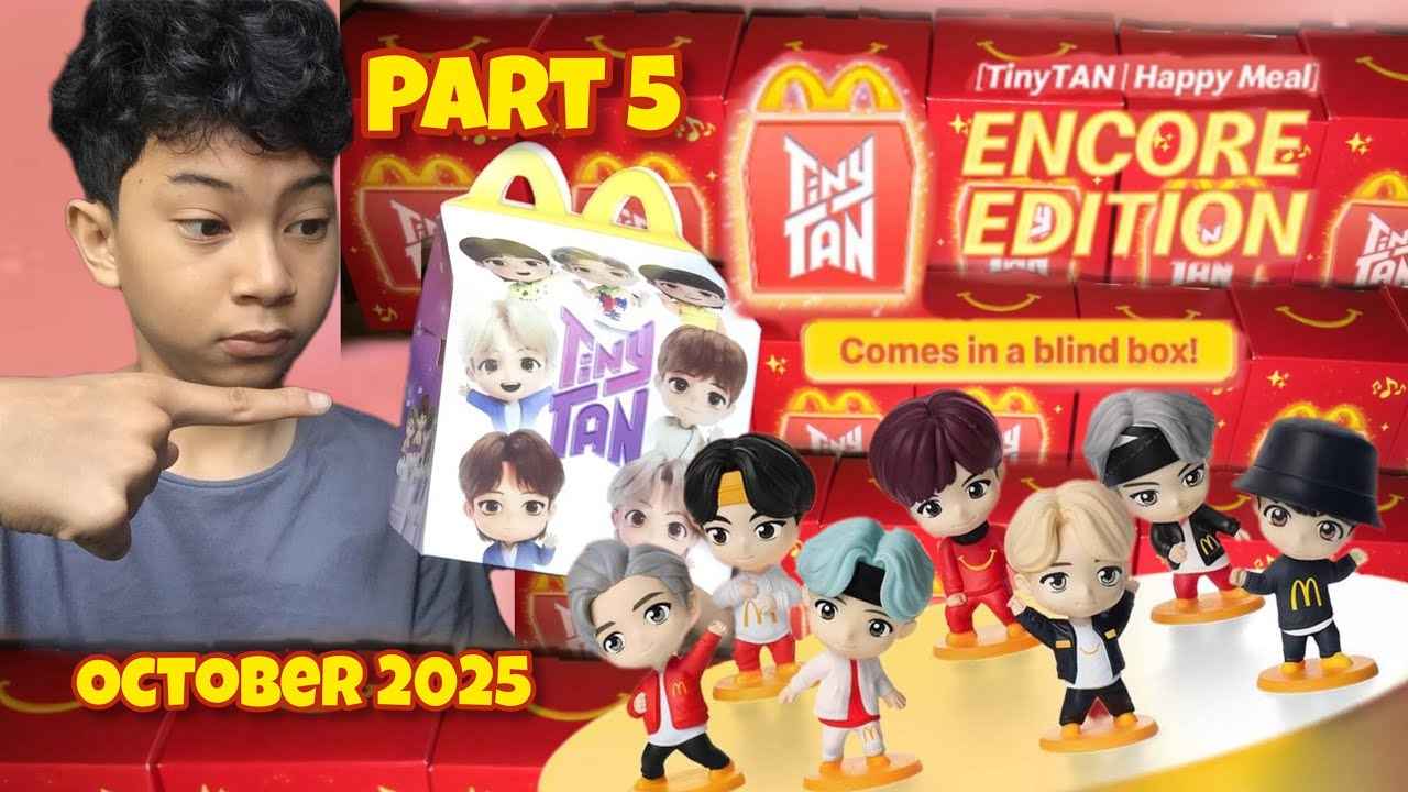 PART 5 McDonald's Happy Meal Tiny Tan (Encore Edition) October 2025 Unboxing #kawelchen