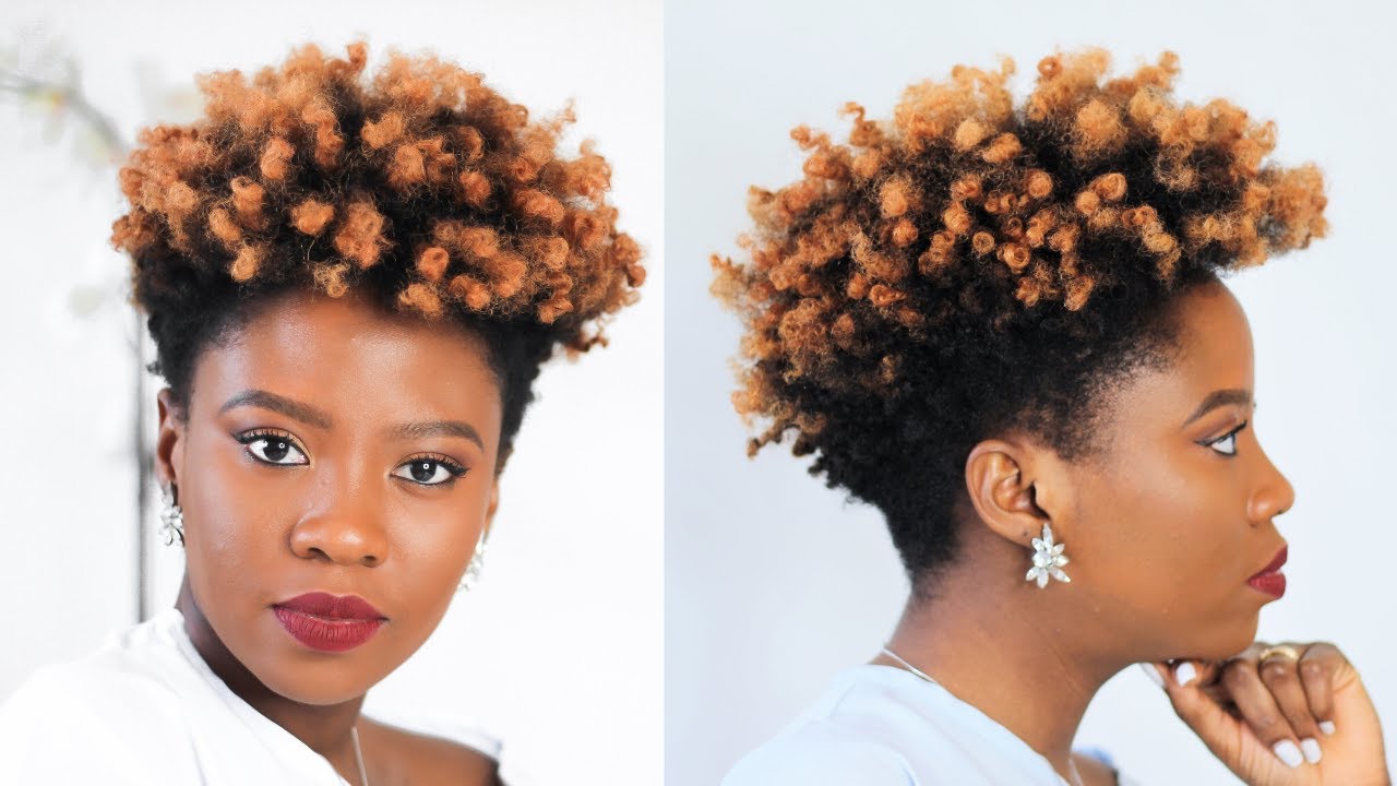 Coiffure cheveux courts crépus - Twist out | Beurre de karité + eau