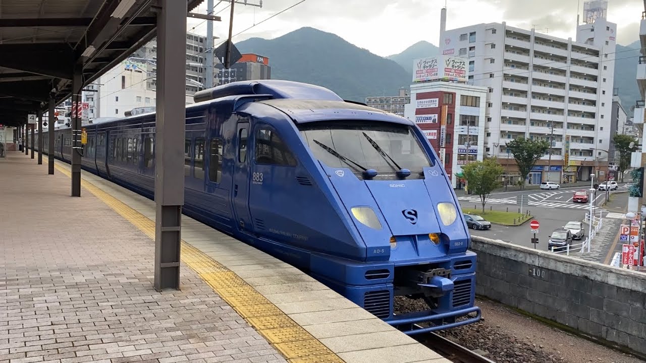 【別府駅】特急ソニック　883系　東芝GTO-VVVFインバータ