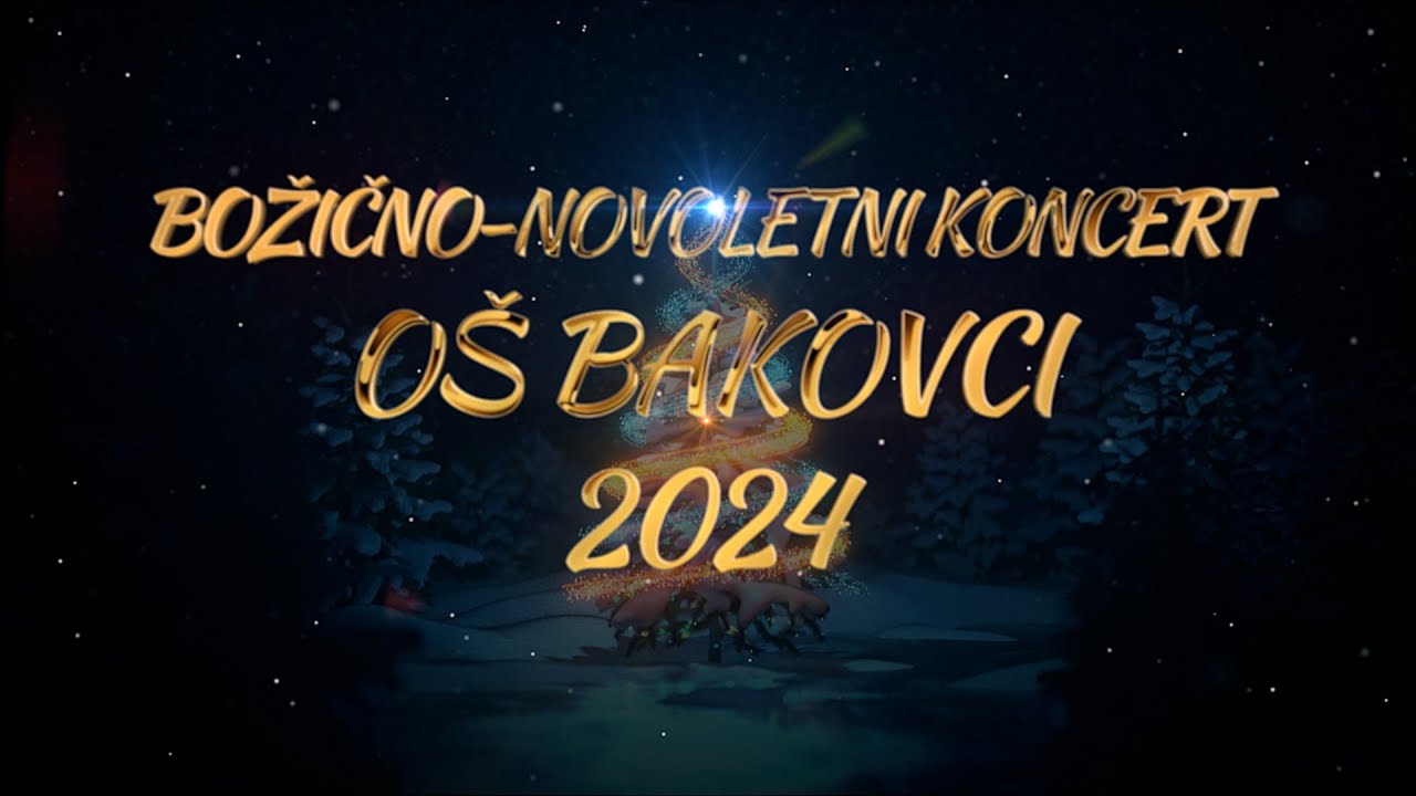 Božično-novoletni koncert Osnovne šole Bakovci 2024
