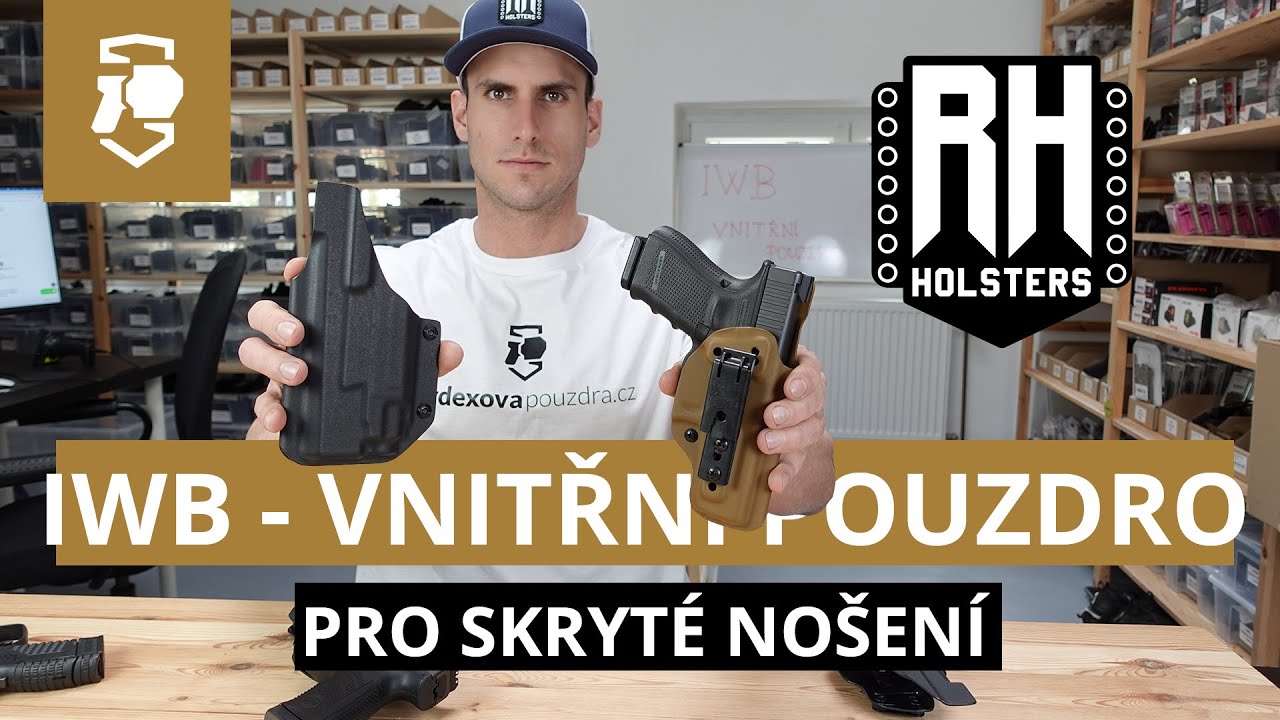 IWB - vnitřní kydexové pouzdro RH Holsters | celodenní skryté nošení zbraně