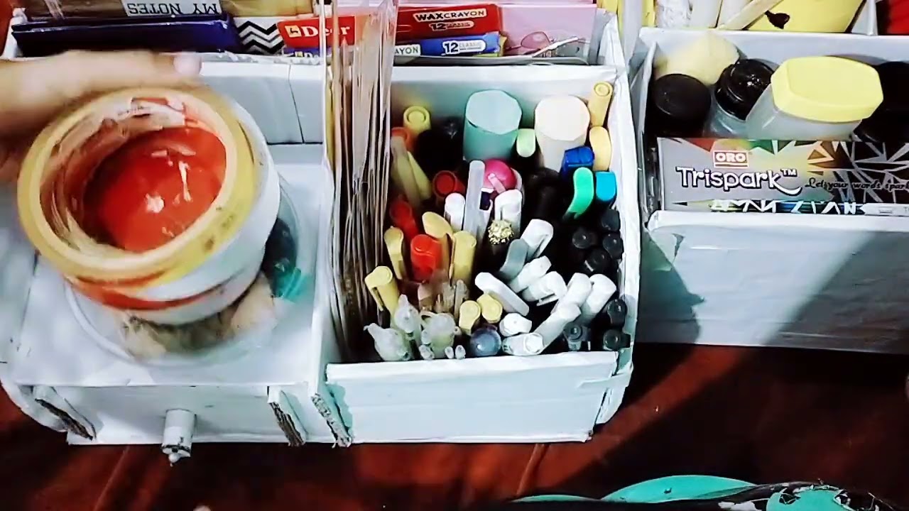 Organize my art supplies 